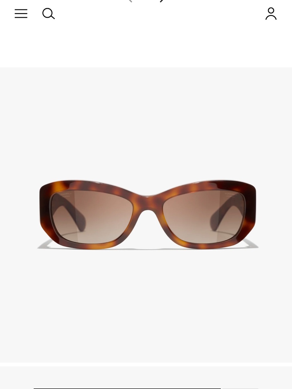 CHANEL Black Suede Case with Tortoiseshell Brown Sunglasses